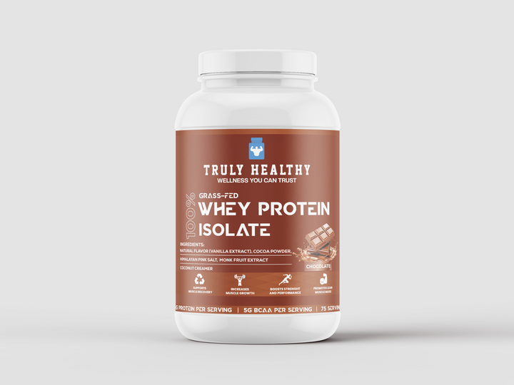Chocolate Grass Fed Whey Protein Tub 1LB